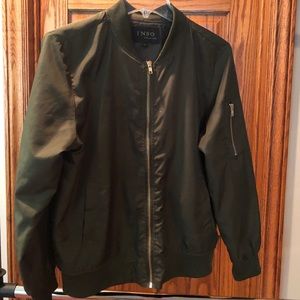 Dark Green Bomber Jacket